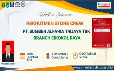 BKK SMKN 1 Curugbitung Selenggarakan Rekrutmen Bersama PT Sumber Alfaria Trijaya Tbk